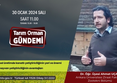 Dr. Ahmet UÇAR, Tarım TV ekranlarında